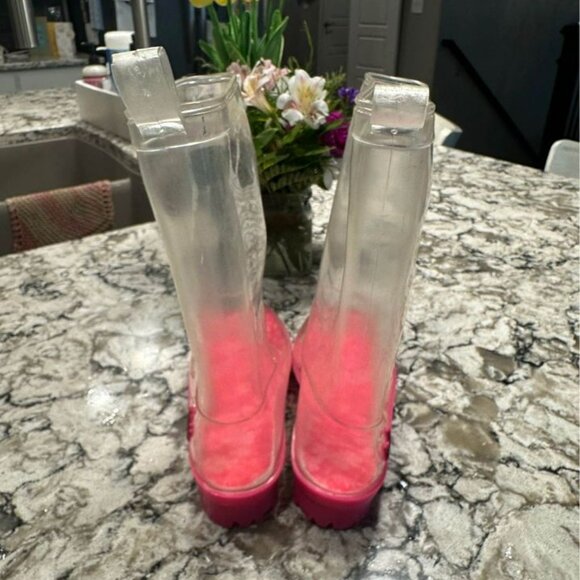 American Girl Doll - Size 1/2 Peek-A-Boo Wellies with Scok Set - Picture 3 of 5